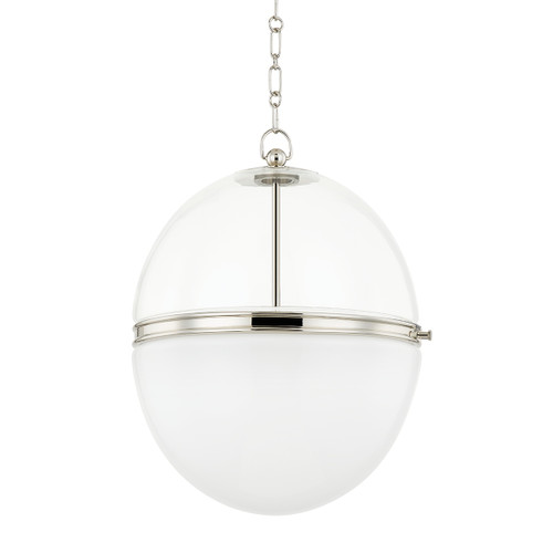 Hudson Valley - 3821-PN - One Light Pendant - Donnell - Polished Nickel