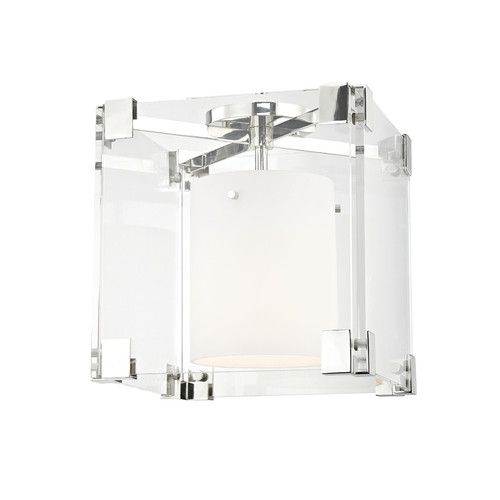Hudson Valley - 4100-PN - One Light Flush Mount - Achilles - Polished Nickel
