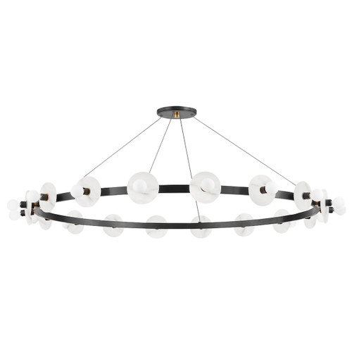 Hudson Valley - 4258-AOB - 18 Light Chandelier - Austen - Aged Brass/Old Bronze