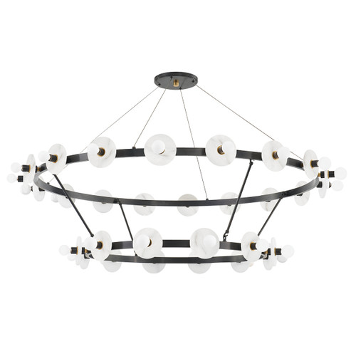 Hudson Valley - 4262-AOB - 30 Light Chandelier - Austen - Aged Brass/Old Bronze