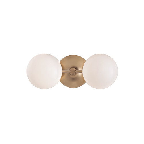 Hudson Valley - 4742-AGB - LED Bath Bracket - Fleming - Aged Brass