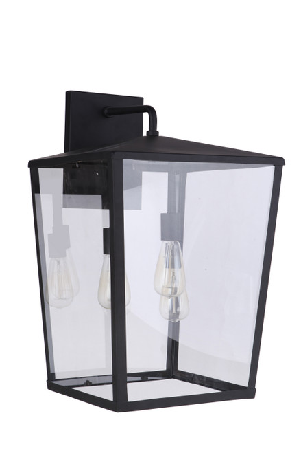 Craftmade - ZA4644-MN - Three Light Outdoor Wall Mount - Olsen - Midnight