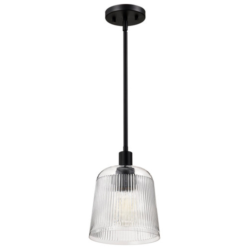 Nuvo Lighting - 60-8606 - One Light Pendant - Grayson - Matte Black