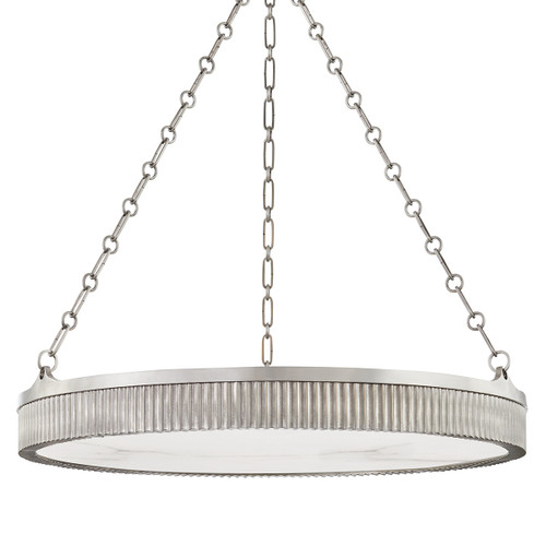 Hudson Valley - 532-AN - Eight Light Chandelier - Lynden - Antique Nickel