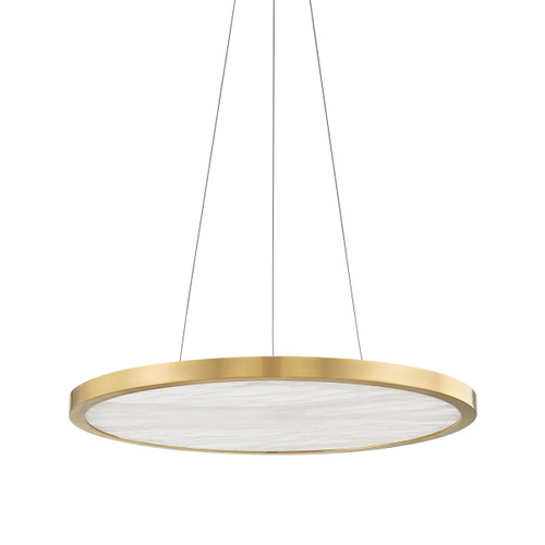 Hudson Valley - 6324-AGB - LED Chandelier - Eastport - Aged Brass