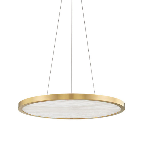 Hudson Valley - 6324-AGB - LED Chandelier - Eastport - Aged Brass
