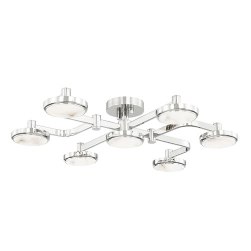 Hudson Valley - 6332-PN - LED Semi Flush Mount - Meander - Polished Nickel
