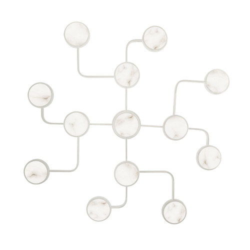 Hudson Valley - 6343-PN - LED Semi Flush Mount - Meander - Polished Nickel