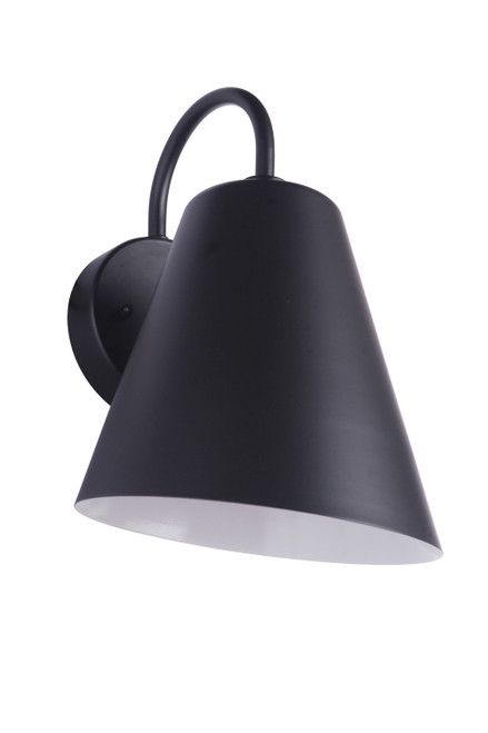 Craftmade - ZA5024-MN - One Light Outdoor Wall Mount - Point Clear - Midnight