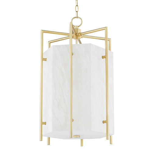 Hudson Valley - 7019-AGB - LED Lantern - Flatbush - Aged Brass