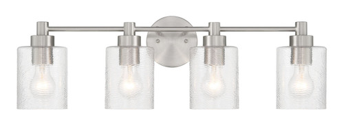 Craftmade - 60204-BNK - Four Light Vanity - Lyndsey - Brushed Polished Nickel