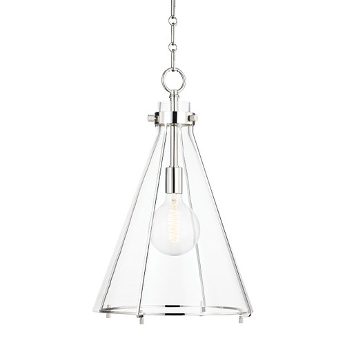 Hudson Valley - 7304-PN - One Light Pendant - Eldridge - Polished Nickel