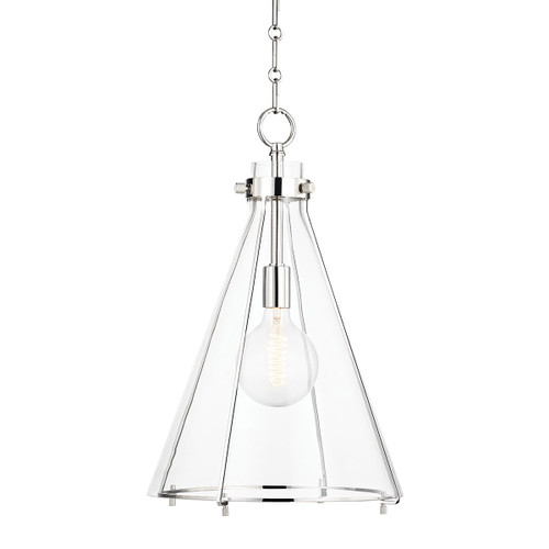 Hudson Valley - 7304-PN - One Light Pendant - Eldridge - Polished Nickel