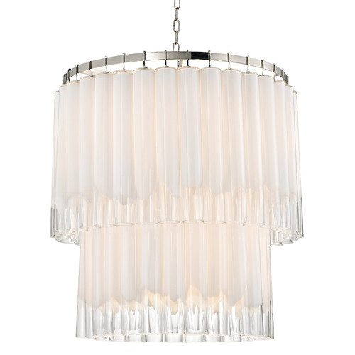 Hudson Valley - 8932-PN - 13 Light Chandelier - Tyrell - Polished Nickel