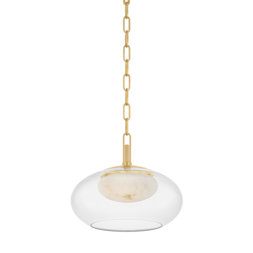 Hudson Valley - 9014-AGB - LED Pendant - Moore - Aged Brass