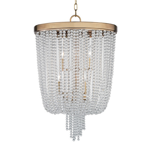 Hudson Valley - 9018-AGB - Six Light Chandelier - Royalton - Aged Brass