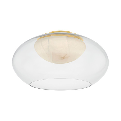 Hudson Valley - 9019-AGB - LED Flush Mount - Moore - Aged Brass