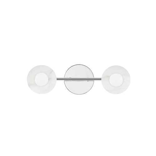 Hudson Valley - 9202-PN - Two Light Bath Bracket - Elmont - Polished Nickel