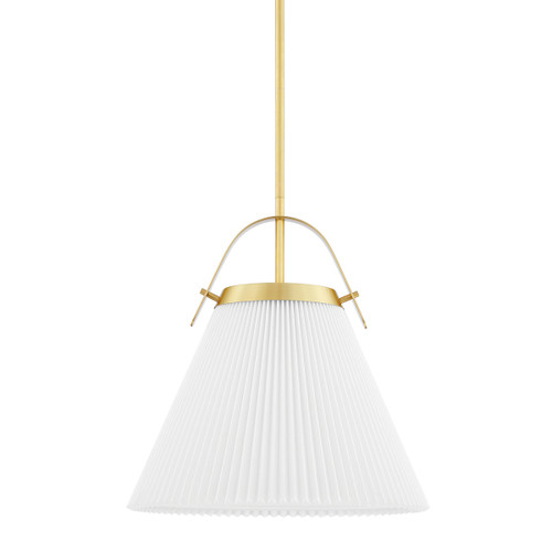 Hudson Valley - 9616-AGB - One Light Pendant - Aldridge - Aged Brass
