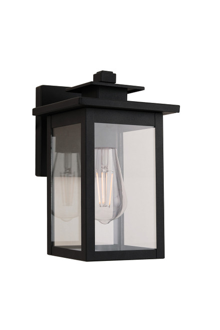 Craftmade - ZA7004-TB - One Light Outdoor Wall Lantern - Rock Creek - Textured Black
