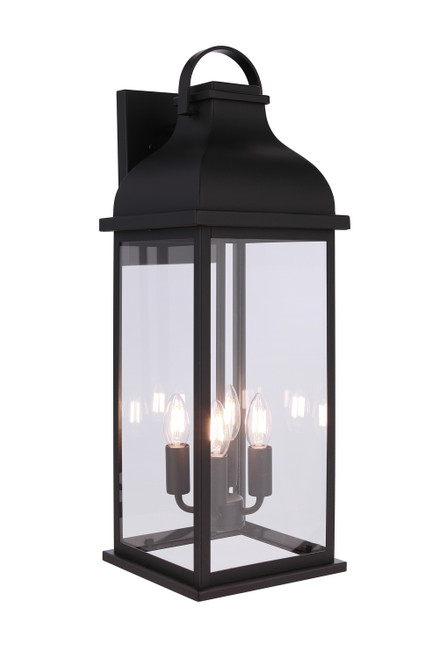 Craftmade - ZA7234-MN - Four Light Outdoor Wall Lantern - Bent Tree - Midnight