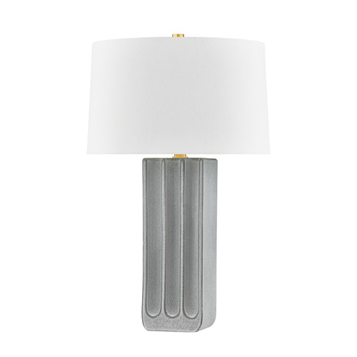 Hudson Valley - L6129-AGB/C01 - One Light Table Lamp - Elmer - Aged Brass