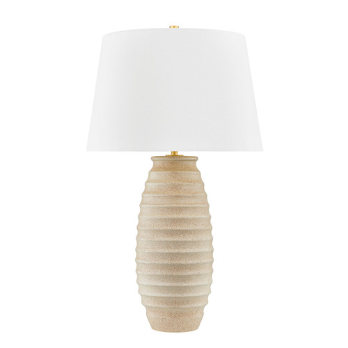 Hudson Valley - L6532-AGB/C06 - One Light Table Lamp - Haddam - Aged Brass