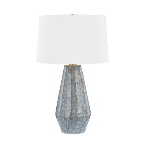 Hudson Valley - L8731-AGB/CST - One Light Table Lamp - Alloway - Aged Brass