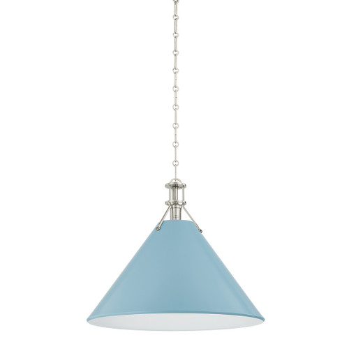Hudson Valley - MDS352L-PN/BB - One Light Pendant - Painted No. 2 - Polished Nickel