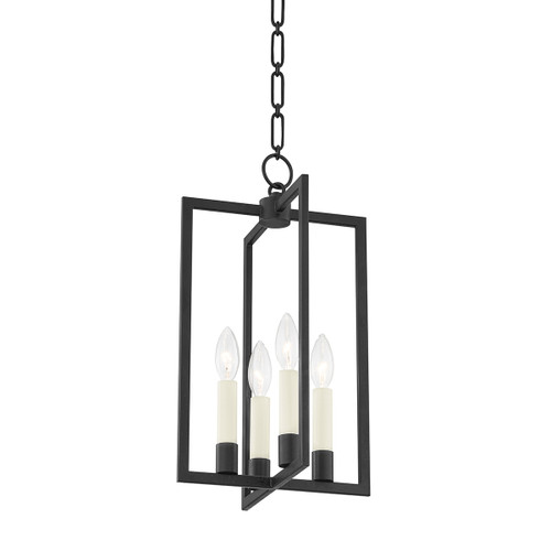 Hudson Valley - MDS420-AI - Four Light Lantern - Middleborough - Aged Iron