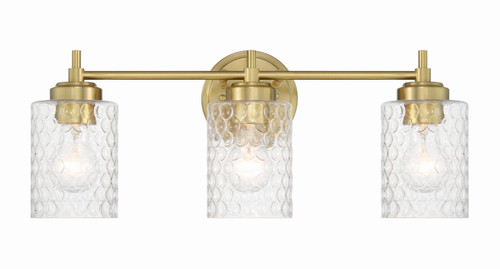 Craftmade - 60503-SB - Three Light Vanity - Claire - Satin Brass