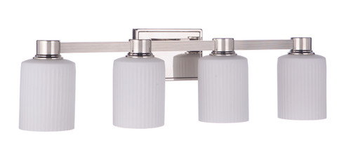 Craftmade - 12928PLN4 - Four Light Vanity - Bretton - Polished Nickel