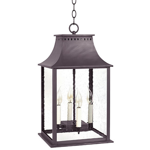 Northeast Lantern - 11332-DB-LT4-SMG - Four Light Hanging Lantern - Rockland - Dark Brass