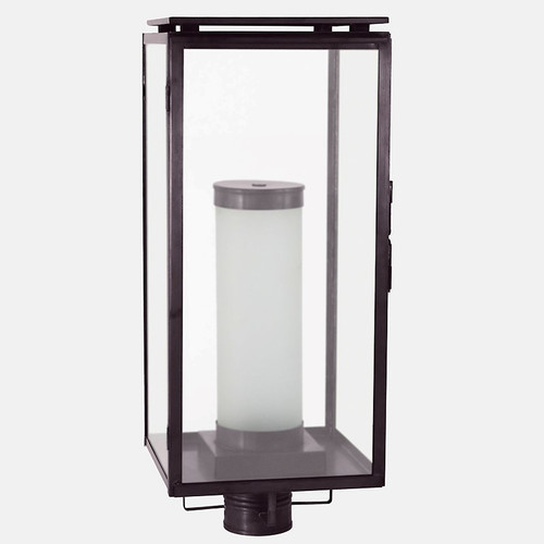 Northeast Lantern - 11653-DB-FCYL-FST - One Light Post Mount - Downtown - Dark Brass