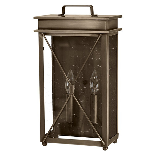 Northeast Lantern - 11821-DAB-LT2-CSG - Two Light Wall Sconce - Glidden - Dark Antique Brass