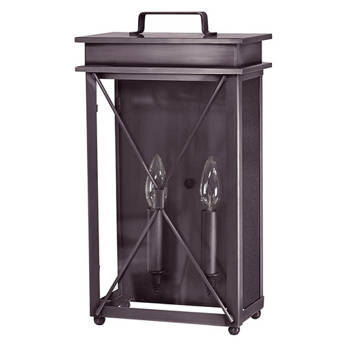 Northeast Lantern - 11821-DB-LT2-CLR - Two Light Wall Sconce - Glidden - Dark Brass