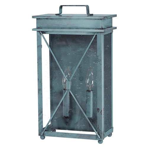 Northeast Lantern - 11821-VG-LT2-CSG - Two Light Wall Sconce - Glidden - Verdi Gris