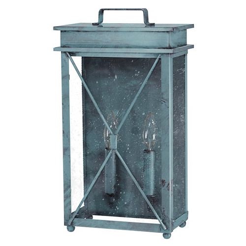 Northeast Lantern - 11821-VG-LT2-SMG - Two Light Wall Sconce - Glidden - Verdi Gris