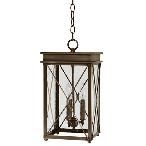 Northeast Lantern - 11822-DAB-LT3-SMG - Three Light Hanging Lantern - Glidden - Dark Antique Brass