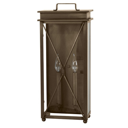 Northeast Lantern - 11841-DAB-LT2-CLR - Two Light Wall Sconce - Glidden - Dark Antique Brass