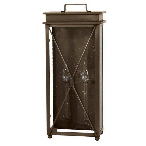 Northeast Lantern - 11841-DAB-LT2-CSG - Two Light Wall Sconce - Glidden - Dark Antique Brass