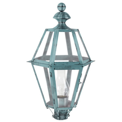 Northeast Lantern - 1623-VG-CIM-FST - One Light Post Mount - Boston Family - Verdi Gris