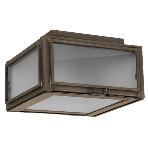 Northeast Lantern - 17234-DAB-MED-FST - One Light Flush Mount - Lexington - Dark Antique Brass