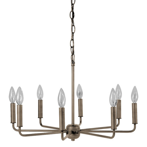 Northeast Lantern - 17832-DAB-LT8 - Eight Light Chandelier - Lexington - Dark Antique Brass