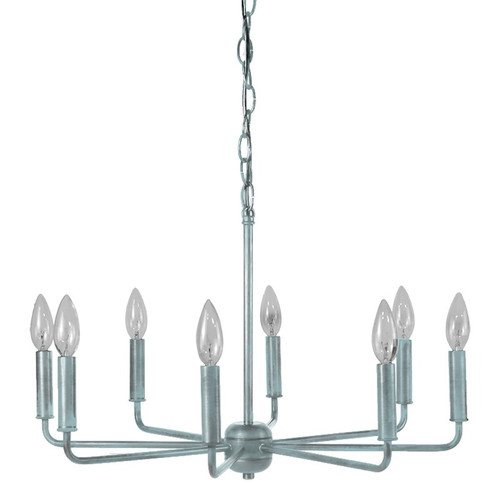 Northeast Lantern - 17832-VG-LT8 - Eight Light Chandelier - Lexington - Verdi Gris