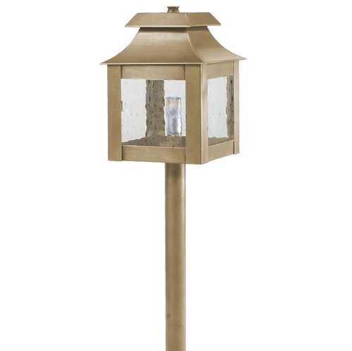 Northeast Lantern - 5609-AB-G4-CSG - One Light Path - Hawthorne - Antique Brass
