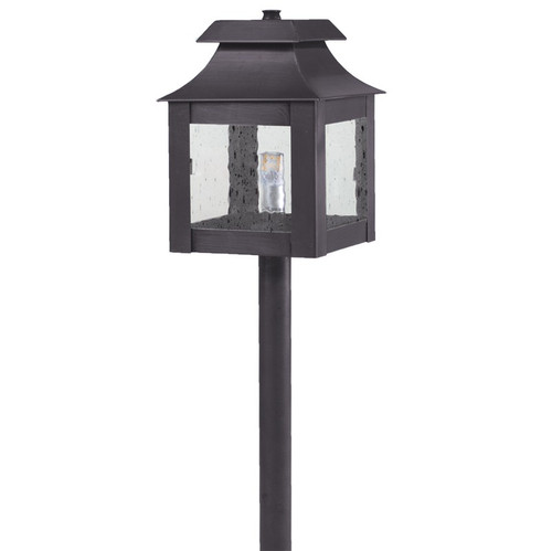 Northeast Lantern - 5609-DB-G4-CSG - One Light Path - Hawthorne - Dark Brass