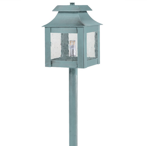 Northeast Lantern - 5609-VG-G4-CSG - One Light Path - Hawthorne - Verdi Gris