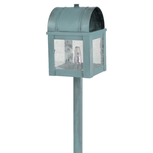 Northeast Lantern - 6009-VG-G4-CSG - One Light Path - Hawthorne - Verdi Gris