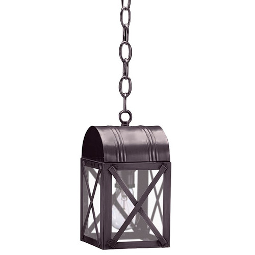 Northeast Lantern - 6012-DB-MED-FST - One Light Hanging Lantern - Adams Family - Dark Brass